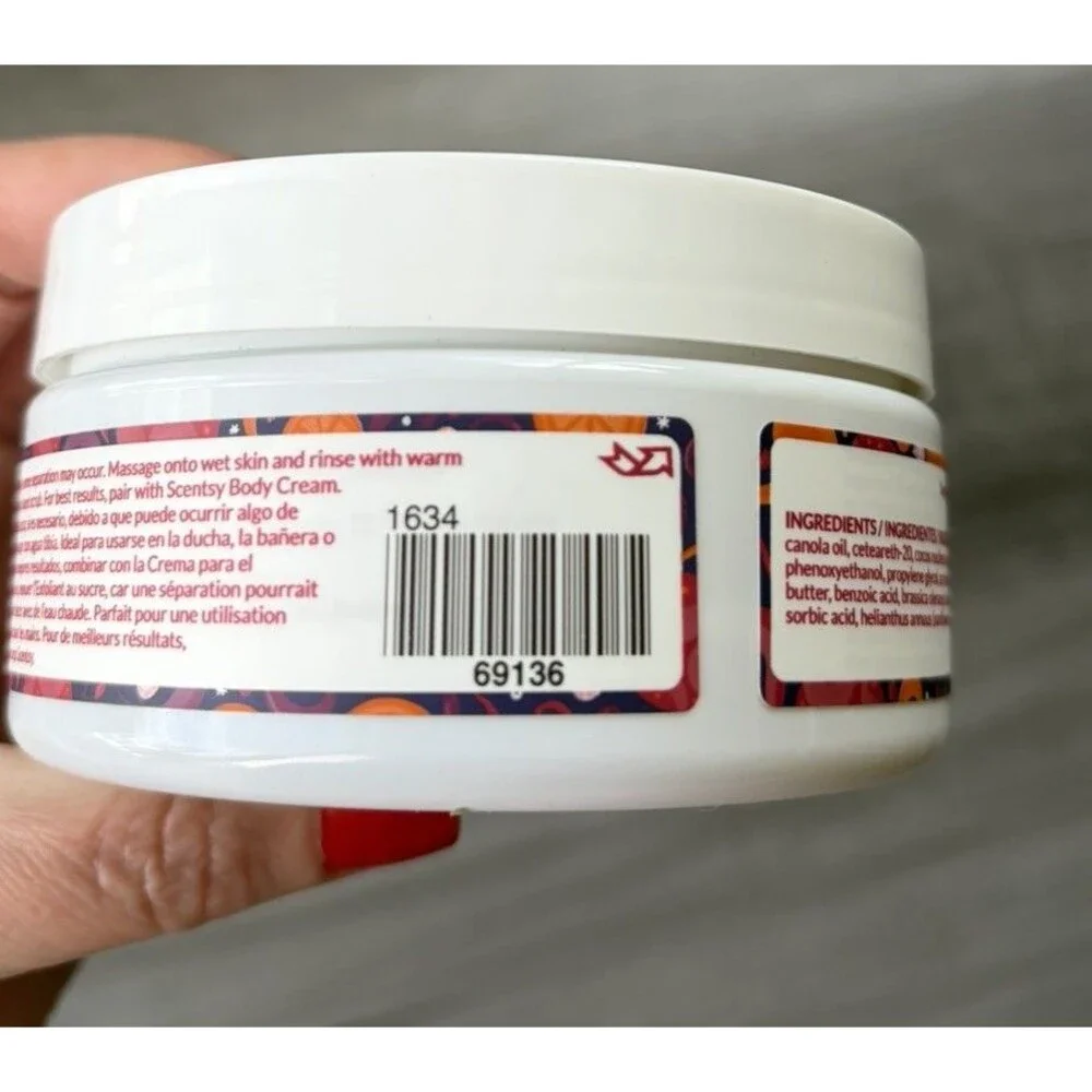 Scentsy Jeweled Pomegranate Sugar Scrub 8 fl oz New Sealed Retired Discontinued